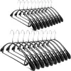 Cabides de Metal Moldados por Injeção de Ombro Largo Ferragens de Armazenamento Cabides Cabides Antiderrapantes Sem Marcas Cabides para Ternos Cabides para Casacos Cabides para Ternos