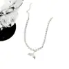 Collar de Cola de Pez Perla de Celebridad de Internet Diseño de Nicho Lujo Ligero Estilo Coreano Sentido de Alta Gama Exquisito Simple Versátil Accesorios de Moda Mujer