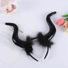 Decorações de Faixa de Cabeça de Diabo para Halloween Acessórios de Cabelo Grandes Chifres de Touro Festa a Fantasia cosplay Adereços de Performance