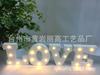 Regalo Creativo Lámpara de Letra de Madera Maciza Blanca Decoración de Cocina Luz Nocturna