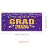 Amazon transfronterizo nuevo banner de temporada de graduación decoración de fiesta bandera fondo de globo para mapa asta de bandera personalización