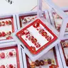 1024 Productos al por mayor de estilo corto para Año Nuevo para venta ambulante, Uñas vestibles lindas para el Día del Niño, Arte de uñas, Tienda de papelería, Tienda pequeña