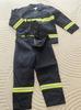 02 traje de combate a incêndio espessado destacável roupa de proteção contra incêndio roupa de combate a incêndio traje de inspeção de mini quartel de bombeiros