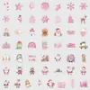 50 Pegatinas de Graffiti para Decoración Navideña para Teléfonos Móviles y Computadoras Pegatinas Impermeables Pegatinas Navideñas Transfronterizas al por Mayor