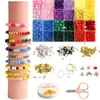 Cubo de Venta Caliente Transfronterizo de 26 Compartimentos para Cuentas, Cuentas de Semilla, Arcilla Suave, Cuentas de Vidrio Set, Kit de Material Educativo para Pulseras DIY Infantiles