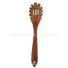Espátula de Madeira de Acácia Madeira Amazônica Espátula para Fritar Espátula com Filtro Utensílios de Cozinha Concha Colher de Arroz de Madeira Conjunto de Colheres para Macarrão
