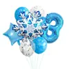 Globo de Papel de Aluminio con Tema de Frozen Nieve Invernal Transfronterizo Set Decoración Fiesta de Cumpleaños Suministros Navidad