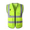 Chaleco de seguridad reflectante SR personal de gestión de liderazgo de obra chaleco de tráfico construcción transpirable proyecto de construcción ropa reflectante