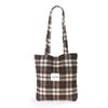 Coreia do Sul Dongdaemun Nova Bolsa de Ombro Outono e Inverno Feminina Lã Moda Casual Xadrez Estudante Estampa de Leopardo Bolsa Grande Bolsa de Mão
