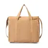 Bolsa de Ombro Retrô Japonesa para Mulheres, Bolsa Tote de Grande Capacidade, Bolsa Versátil de Lona, Bolsa de Mão para Estudantes, Bolsa Transversal