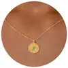 Colar Transfronteiriço Novo de Aço Inoxidável Estrela do Mar Caranguejo Zircônia Moda Feminina Versátil Estrela de Seis Pontas Cauda de Estrela do Mar Corrente para Clavícula
