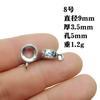 Xizang plata constelación de tres vías colgante cabeza accesorios de joyería diy pulsera collar con cuentas plata antigua hebilla de conexión material colgante