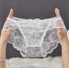 Nueva Moda Clásica Braguitas de Encaje Sexy de Cadera Completa para Damas Cómodas Suaves Transpirables de Cintura Baja Braguitas de Alta Elasticidad para Mujeres