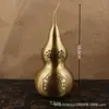 Cabaça de cobre decoração de cobre puro abertura oca tampa aberta Fu Lu Ankang tamanho grande pequeno pingente latão cobre real casa sala de estar