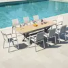 Mesas y Sillas para Patio al Aire Libre, Mesas y Sillas de Té al Aire Libre, Mesas de Comedor Comerciales para Ocio en Terraza al Aire Libre, Juegos de Mesa y Sillas para Jardín de Villa