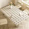 Alfombrilla de escritorio impermeable y a prueba de aceite estilo americano sin lavado Se puede limpiar y cuidar Alfombrilla de mesa de cuero Aislamiento térmico y antiquemaduras Se puede cortar Mantel