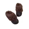 Versión Alta~Aumentador de Altura Puntera con Piel Pantuflas Invierno Nuevo Estilo Versátil para Uso Exterior Cálido Cómodas de Ponerse de un Paso Zapatos Birkenstock