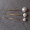 Horquilla de perla de concha simple de nuevo estilo, accesorios retro para el cabello de mujer, horquilla de uso diario, accesorios para el cabello