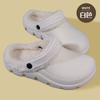 Tendencia Otoño e Invierno Calientes Baotou Más Felpa Algodón Pantuflas Hogar Impermeables Suela Gruesa Pareja PVC Algodón Zapatos Venta al por Mayor