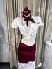 Lemon Story Azafata Sexy Lencería Sexy Deseo Puro Pecho Pequeño Juego de Rol Uniforme de Discoteca Falda de Cadera Sin Quitarse Mujeres