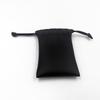Bolsa de Armazenamento de Poliéster Impermeável de PU Preto Cabo de Dados Fone de Ouvido Grande Bolso para Power Bank Celular Pode Ser Impresso com Logotipo Atacado