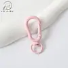 Fecho de mola de cabaça colorida transfronteiriço, fivela universal com acabamento pintado, acessórios de chaveiro DIY, fecho de decoração para pingente de bolsa