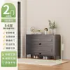 Zapatero de Acero para el Hogar, Zapatero Multicapa a Prueba de Polvo para la Entrada, Almacenamiento de Gran Capacidad con Puerta abatible, Zapatero para Exteriores