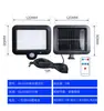 Luz de Jardim Recarregável Solar, Luz Externa com Sensor de Movimento, Luz de Parede à Prova d'Água Tipo Dividido, Luz com Sensor para Iluminação de Garagem
