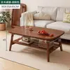 Mesa de Café Plegable, Mesa de Té, Mesa de Café para el Hogar, Mesa Pequeña para Sala de Estar, Mesa Auxiliar de Comedor, Mesa Baja Simple Pequeña de Madera Maciza para Niños