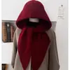 Conjunto de Gorro y Bufanda Estilo Coreano Ins, Gorro de Punto Cálido para Mujer, Pasamontañas de Invierno para Proteger los Oídos, Gorro de Lana para Hombre