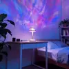 Lámpara de Ambiente Creativa con Ondas de Agua y Luz de Estrella Lámpara de Mesa de Escritorio Luz Nocturna de Proyección Romántica Lámpara de Ambiente de Cielo Estrellado para Dormitorio y Mesita de Noche