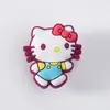 25 nuevos accesorios para zapatos con agujeros, hebilla, flor para zapatos, DIY, gato de dibujos animados tridimensional, hebilla para zapatos, centro comercial con accesorios de hongo, venta al por mayor