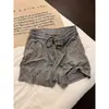 Calça de Pijama Listrada Casual Macia Amiga da Pele Estilo Coreano para Mulheres Verão 2026 Nova Calça com Cordão Pode Ser Usada Fora de Casa Shorts