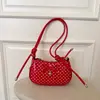 Bolsa de bolinhas de nicho requintada e moderna para mulheres, nova bolsa transversal versátil da moda 2026, bolsa de ombro e sob o braço de alta qualidade