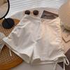 Shorts Negros para Mujer Verano 2024 Nuevo Talla Grande Chica Gordita Pantalones Anchos Cintura Alta Combinable Adelgazantes Cordón Casual Pantalones Cortos Hot