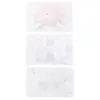 Nuevos Accesorios para el Cabello de Nailon Suave Donut/Lazo/Flor de Chifón Accesorios para Niños Set de Tres Diademas