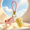 Llavero, Colgante para Teléfono, Colgante para Bolso, Regalo de Oro para Eventos Corporativos "Oveja Próspera" de Oro Puro 999