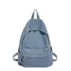 Mochila Jeans Estilo Hong Kong para Mulheres, Modelo Novo Fashion para o Verão, Grande Capacidade, Versátil, Mochila Leve, Bolsa Escolar para Estudantes