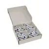 Porcelana de Hueso Azul y Blanco Bajo Esmalte Patrón de Encaje de Hierba Tang Cuenco para Arroz Vajilla Doméstica de Alto Valor Fabricante de Cuencos Venta Directa al Por Mayor