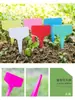 Etiquetas de Jardinería de Plástico PVC Etiquetas en Forma de T para Flores Señales para Flores Etiquetas para Plantas Verdes Suculentas Etiquetas para Orquídeas