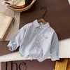 Camisas casuales de manga larga para bebés niños y niñas, camisas de primavera y otoño, tops y pantalones para niños, diseño de dibujos animados, colección de primavera y verano