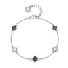 Pulseira Trevo de Ágata S925 Original Star City Design de Nicho de Luxo Leve Joias de Alta Qualidade Atacado