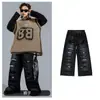 Roupas de Performance Hip-Hop para Crianças, Colete Hip-Hop, Conjunto Solto, Calças Rasgadas para Meninos, Roupas da Moda, Roupas Hip-Hop da Moda para Crianças