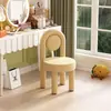 Cadeira de Maquiagem da Moda, Cadeira de Jantar Macaron, Cadeira de Camarim, Cadeira de Penteadeira para Quarto de Menina, Banqueta de Penteadeira de Luxo Leve Nórdica