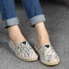 Casal sapatos de lona sapatos de palha sapatos masculinos e femininos sapatos baixos tendência lazer preguiçoso pescador sapatos de linho fabricantes atacado