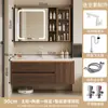 Nuevo Gabinete de Baño Estilo Chino de Nogal Combinación Lavabo Integrado de Cerámica Lavabo de Baño Lavabo para Lavarse las Manos De Pie