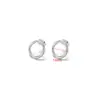 Pendientes de Círculo Hueco de Acero Inoxidable Chapados al Vacío Accesorios para Pendientes DIY en Stock Venta al por Mayor Transfronteriza