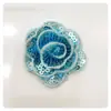 Miçangas 3D Flores Pequenas DIY Vestido de Casamento Infantil Vestido de Noite Acessórios de Moda Flores Tridimensionais Feitas à Mão