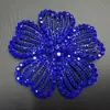 Parches de Tela de Flor de Cinco Pétalos Estilo Fresco y Dulce, Accesorios para el Cabello DIY Hechos a Mano, Flores de Pedrería Coloridas de Lujo Ligero, Accesorios para Ropa