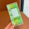 Goma Elástica de Pelo Colorida de Caramelo para Niñas Cola de Caballo Alta Cuerda para el Cabello Anillo de Toalla Estuche de Cuero Nuevo Elástico de Pelo Colorido Cuerda para el Cabello de Verano